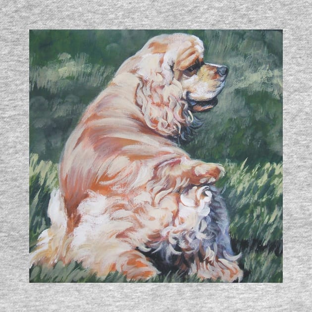 American Cocker Spaniel Fine Art Painting by LASHEPARD